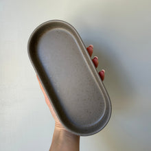 Load image into Gallery viewer, Ceramic Grey Oval Tray
