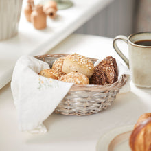 Load image into Gallery viewer, Round Wicker Basket