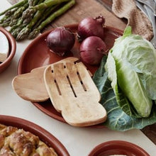 Load image into Gallery viewer, Olive Wooden Salad Serving Hands