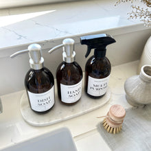 Load image into Gallery viewer, White Marble Oval Tray