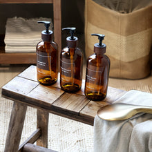 Load image into Gallery viewer, Amber Glass Lotion Dispenser Bottle - 500ml