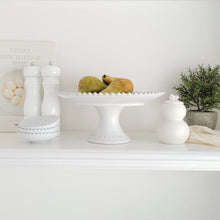 Load image into Gallery viewer, White Pearl Cake Stand