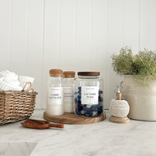 Load image into Gallery viewer, 3 Piece Laundry Storage Jar Set