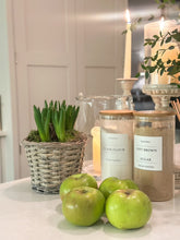 Load image into Gallery viewer, Large Glass Jar with a Bamboo Lid - 1.4 Litre