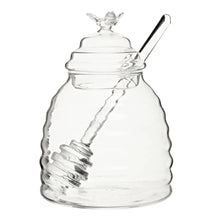 Load image into Gallery viewer, Glass Honey Pot