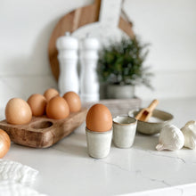 Load image into Gallery viewer, Fika Cream Stoneware Egg Cup