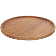 Load image into Gallery viewer, Large Round Acacia Wooden Tray