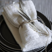 Load image into Gallery viewer, Double Weaving Napkin - Eggshell White