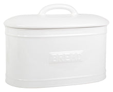 Load image into Gallery viewer, White Ceramic Bread Bin