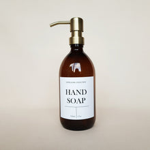 Load image into Gallery viewer, Perfectly Imperfect Amber Glass Soap Dispenser - 500 ml