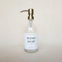 Load image into Gallery viewer, Clear Glass Soap Dispenser Bottle - 500ml