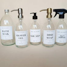 Load image into Gallery viewer, Clear Glass Soap Dispenser Bottle - 500ml