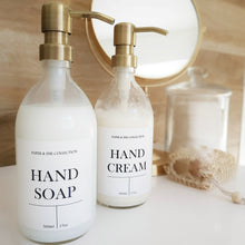 Load image into Gallery viewer, Clear Glass Soap Dispenser Bottle - 500ml