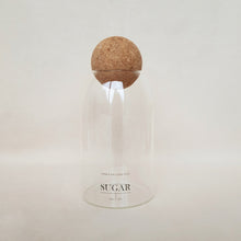 Load image into Gallery viewer, Tea, Coffee & Sugar Cork Ball Jar Set - 0.8l