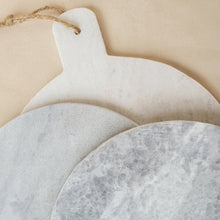 Load image into Gallery viewer, Perfectly Imperfect Round Marble Chopping Board