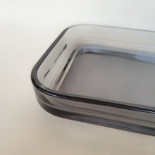 Load image into Gallery viewer, Silver Grey Glass Tray