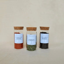 Load image into Gallery viewer, Small Spice Jar with a Cork Lid