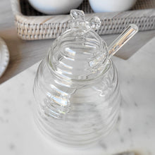 Load image into Gallery viewer, Glass Honey Pot