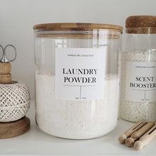 Load image into Gallery viewer, Large Wide Mouth Glass Pantry Jar