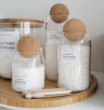 Load image into Gallery viewer, 4 Piece Laundry Storage Jar Set