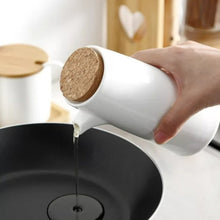 Load image into Gallery viewer, Perfectly Imperfect Oil and Vinegar Ceramic Bottle - NO LABEL