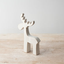 Load image into Gallery viewer, Natural Ceramic Christmas Reindeer - 2 sizes
