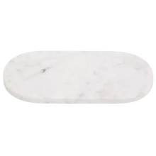 Load image into Gallery viewer, Off White Marble Oval Tray
