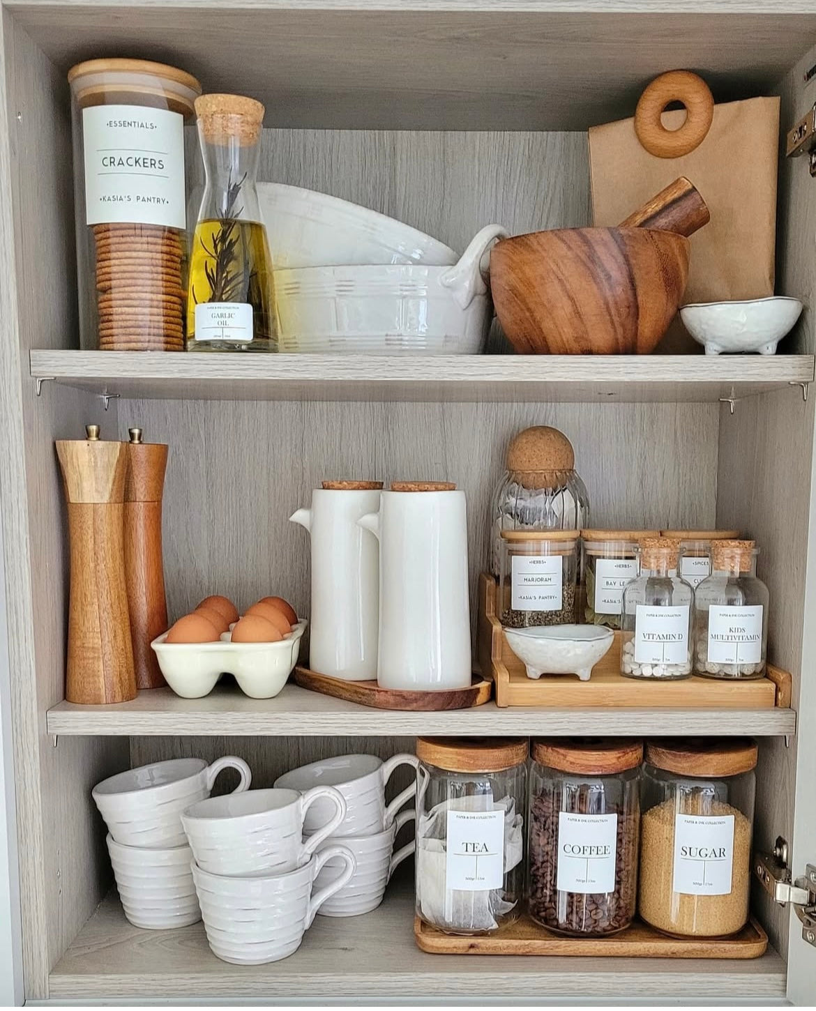 Extendable Tier Bamboo Spice Rack – Paper Ink