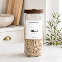 Load image into Gallery viewer, Large Glass Jar with Acacia Lid - 1l
