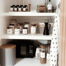 Load image into Gallery viewer, Perfectly Imperfect Medium Glass Jar with Acacia Lid - 0.8l
