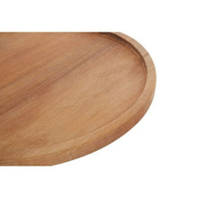 Load image into Gallery viewer, Large Round Acacia Wooden Tray
