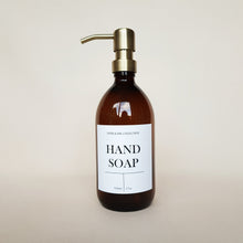 Load image into Gallery viewer, Amber Glass Soap Dispenser - 500 ml
