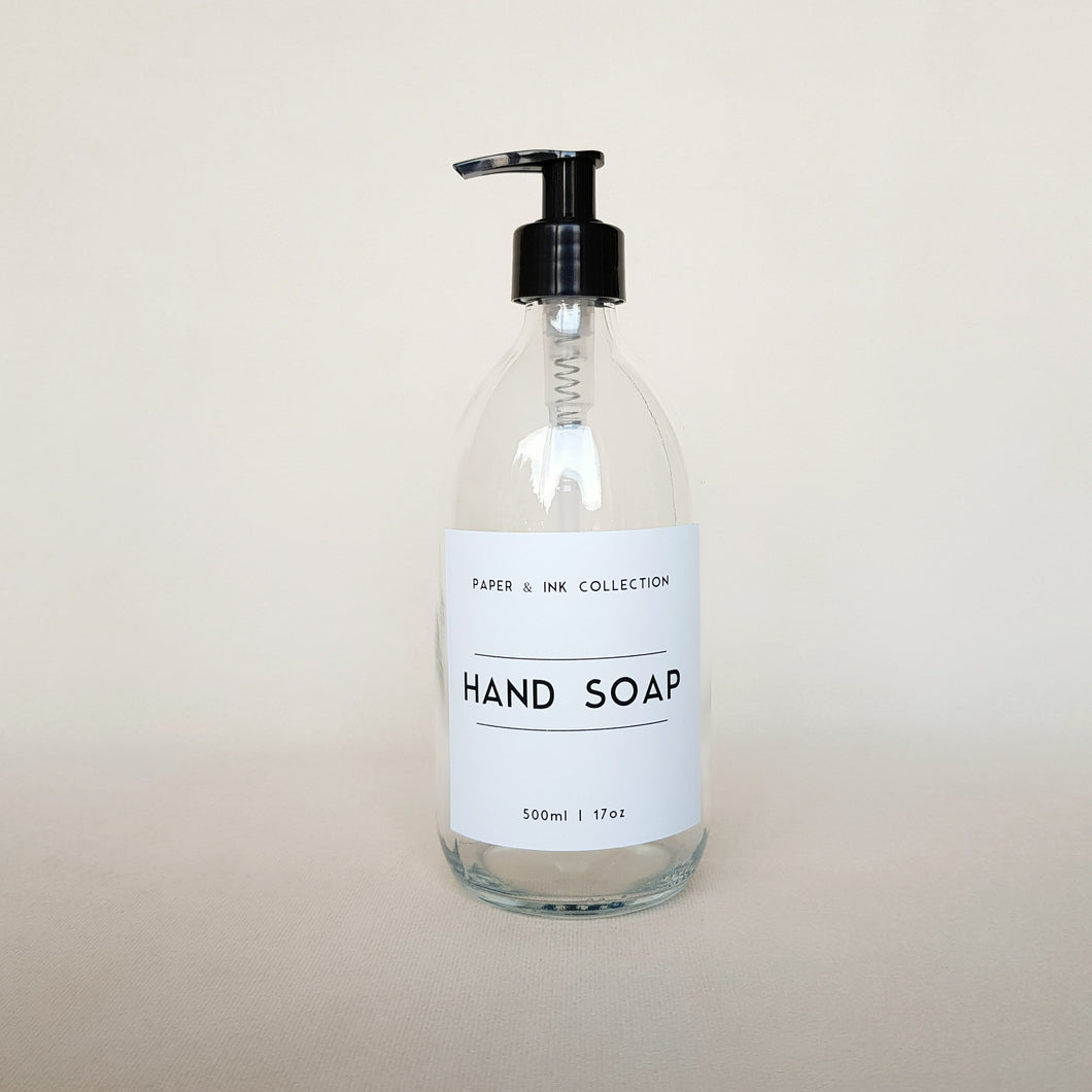Clear Glass Bottle - 500 ml