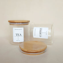 Load image into Gallery viewer, Medium Glass Jar with a Bamboo Lid - 700ml
