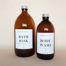 Load image into Gallery viewer, Amber Glass Soap Dispenser - 1 Litre
