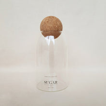 Load image into Gallery viewer, Tea, Coffee &amp; Sugar Cork Ball Jar Set - 0.8l
