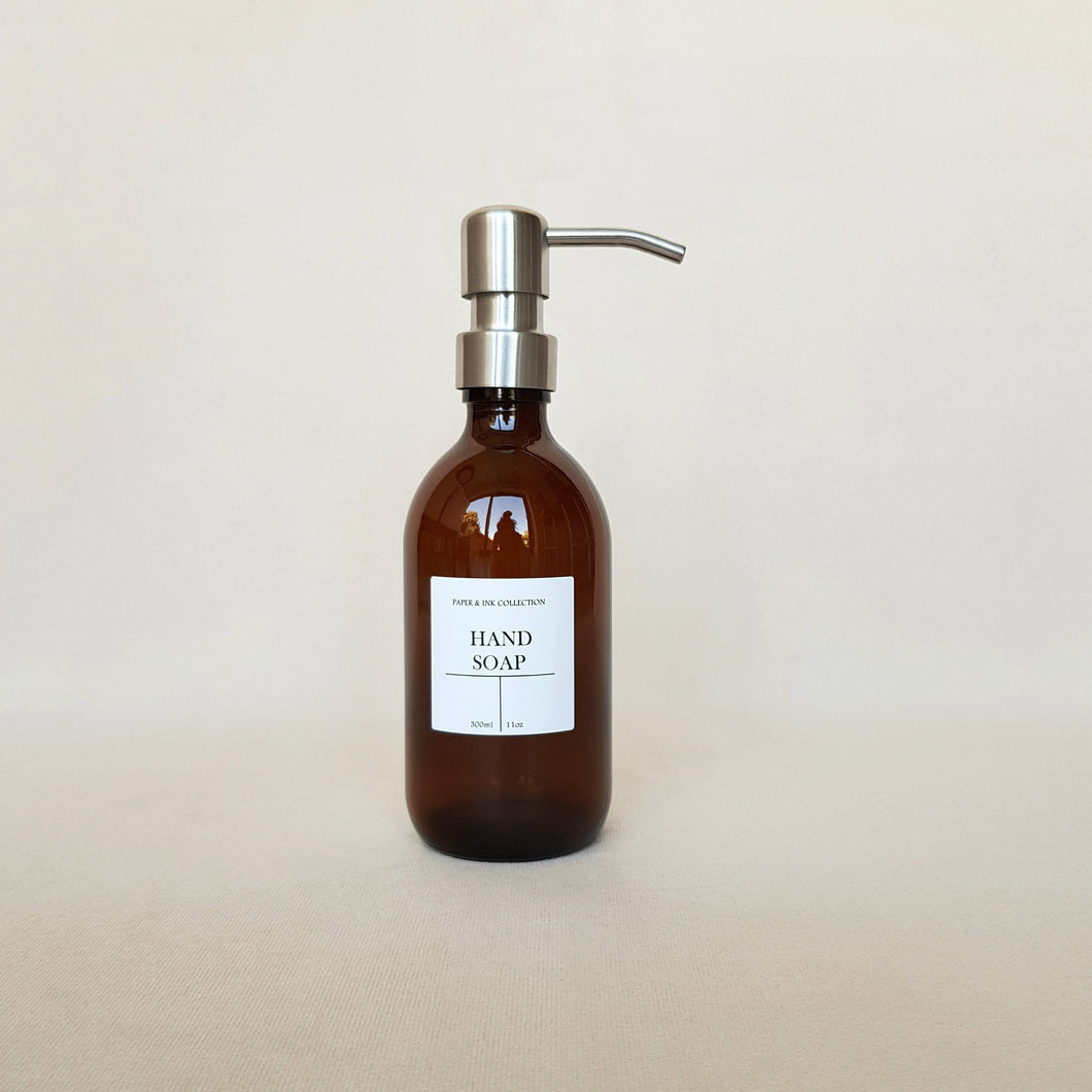 Baby Amber Glass Soap Dispenser - 300 ml