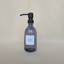 Load image into Gallery viewer, Baby Smokey Grey Glass Soap Dispenser - 300ml
