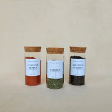 Load image into Gallery viewer, Small Spice Jar with a Cork Lid
