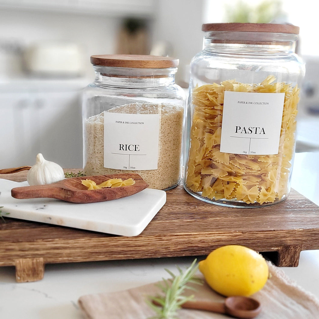 Perfectly Imperfect Acacia Lid Storage Jar