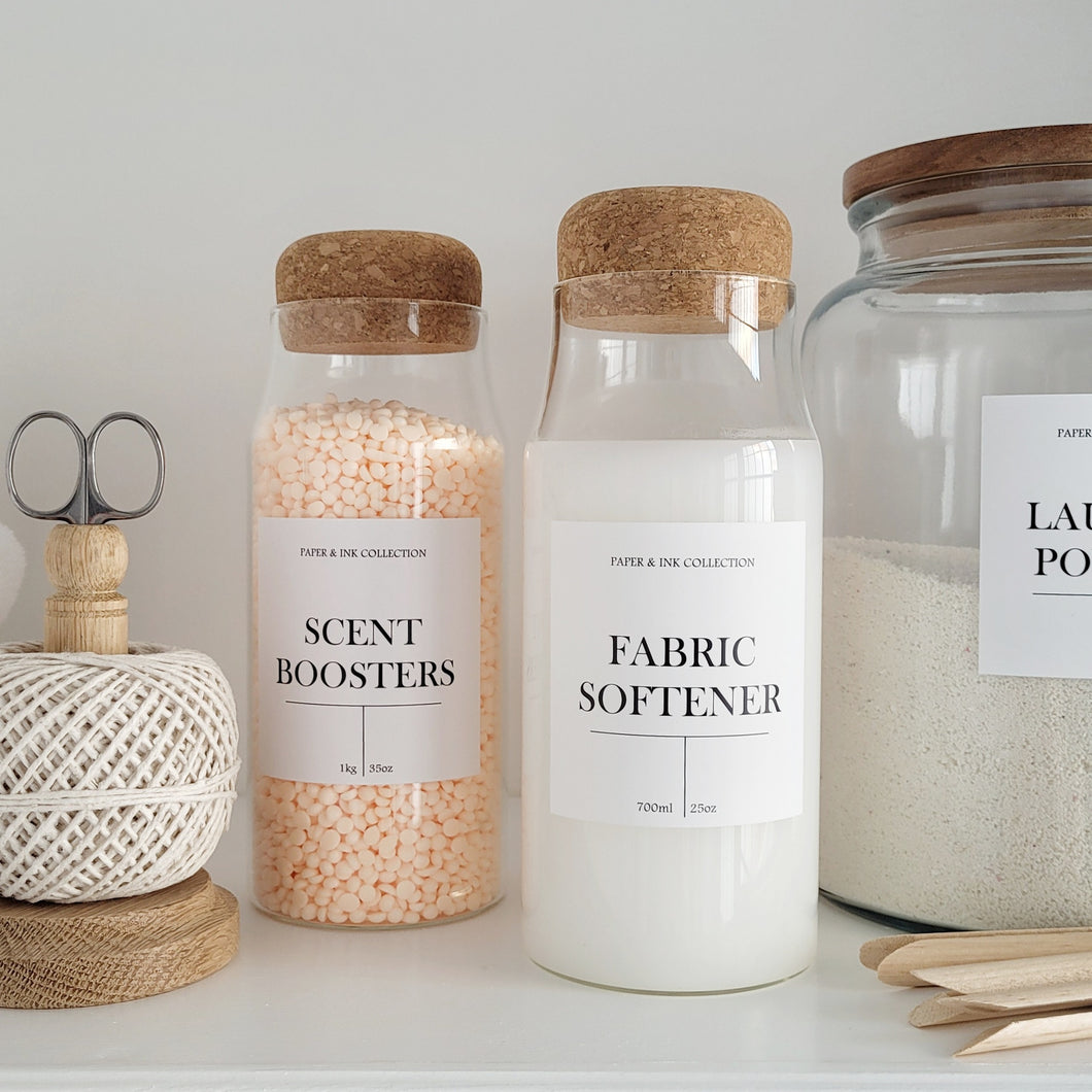 Utility Laundry Bottle with a Cork Stopper - 700ml