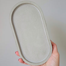 Load image into Gallery viewer, Concrete Oval Tray
