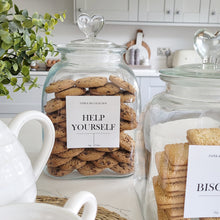 Load image into Gallery viewer, Glass Storage Biscuit Cookie Jar
