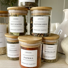 Load image into Gallery viewer, Pantry Labels - Herb collection
