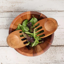 Load image into Gallery viewer, Acacia Wooden Salad Serving Hands
